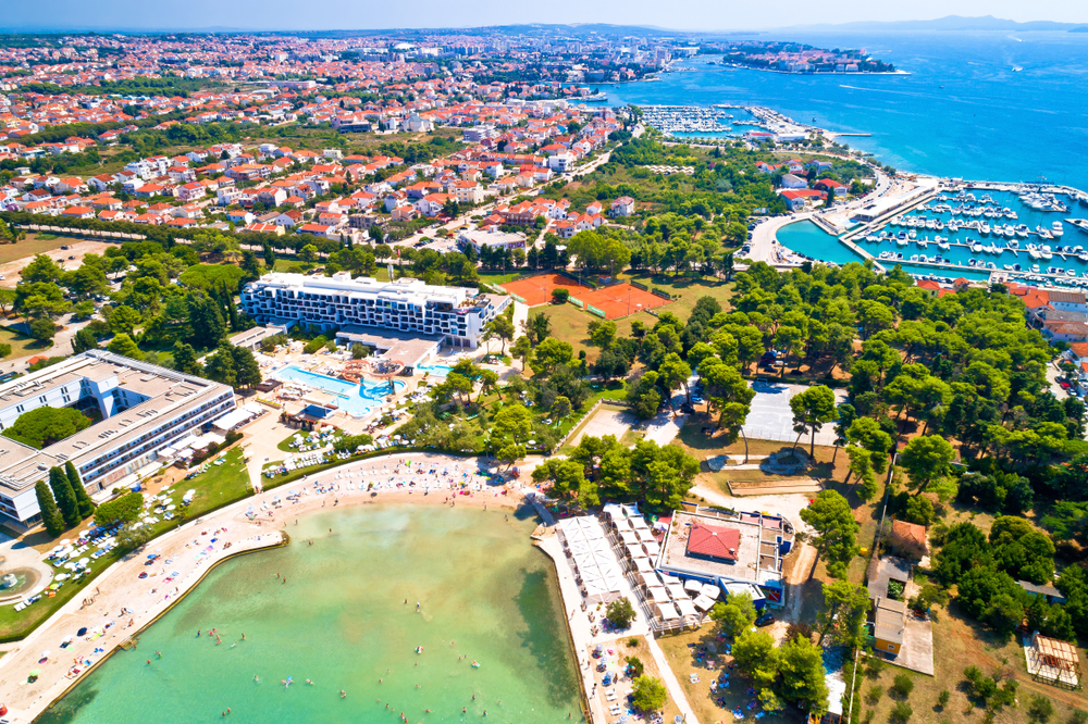 Borek Bucht und Strand Zadar