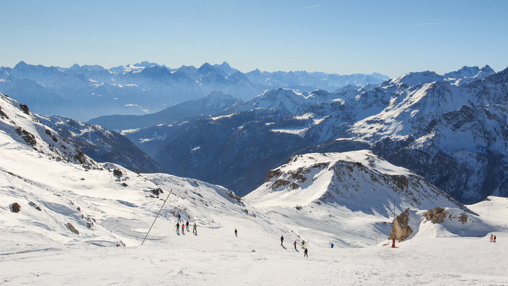 Skifahren Valtournenche Skigebiet